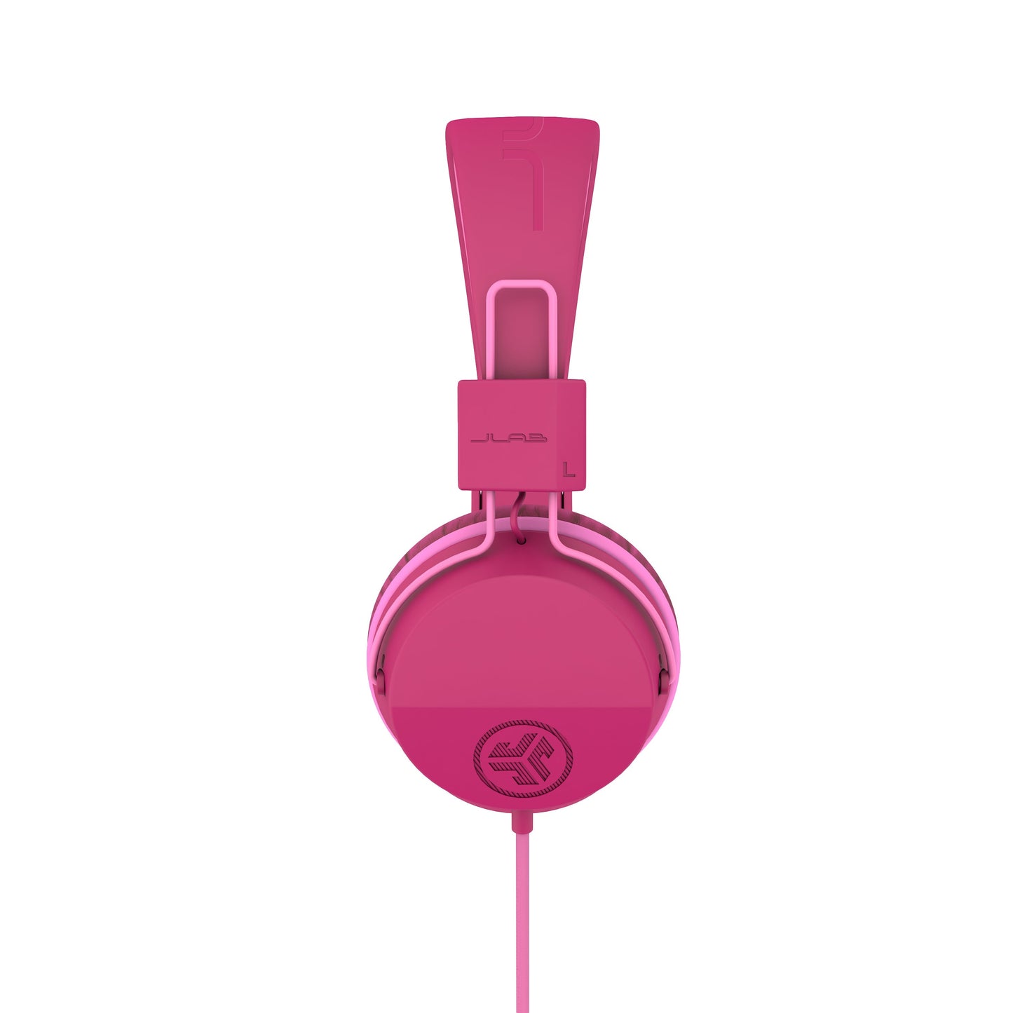 JBuddies Studio On-Ear Kids Wired Type-C Headphones Dark Pink