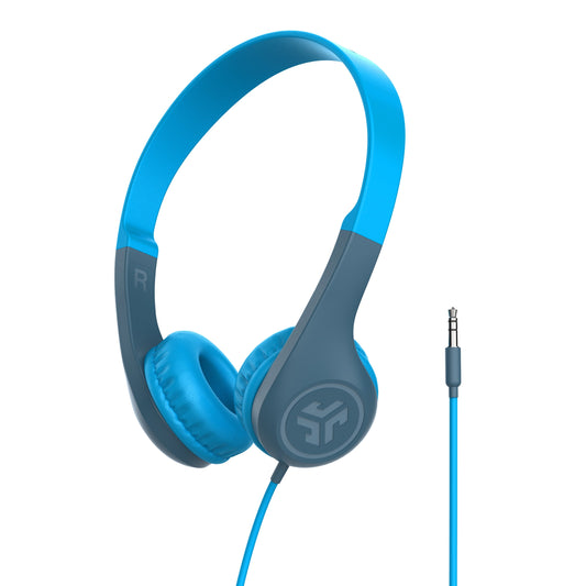 JBuddies Pop Wired Kids Headphones Blue