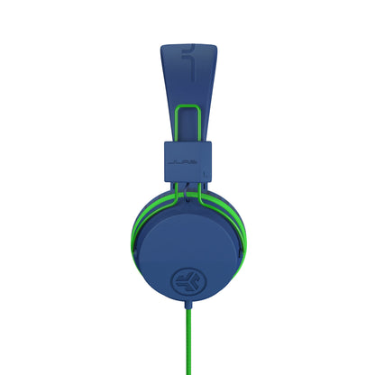 JBuddies Studio On-Ear Kids Wired Type-C Headphones Blue/Green