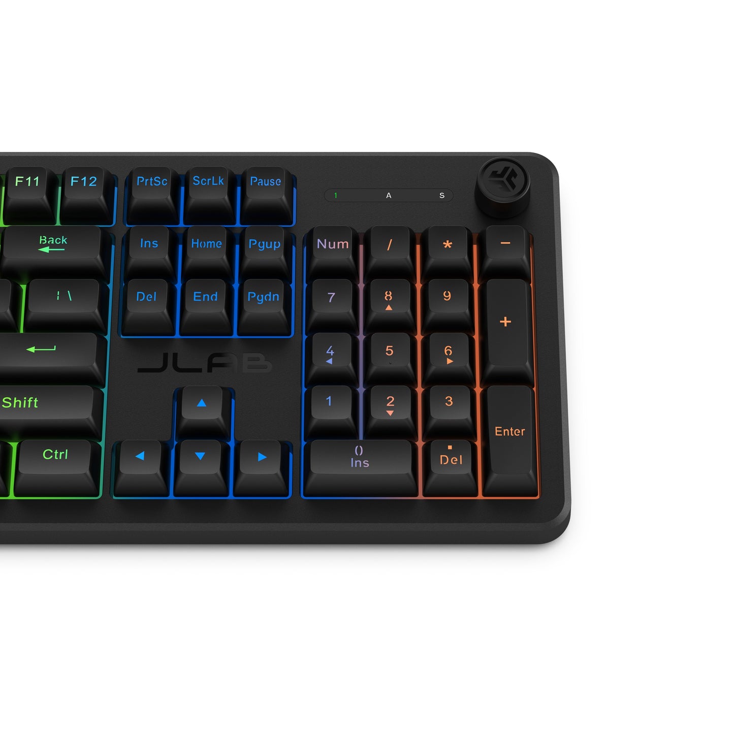 Nightfall Full-Size Wired Gaming Keyboard Black