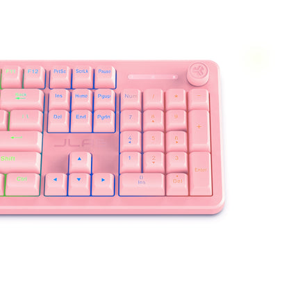 Nightfall Full-Size Wired Gaming Keyboard Pink