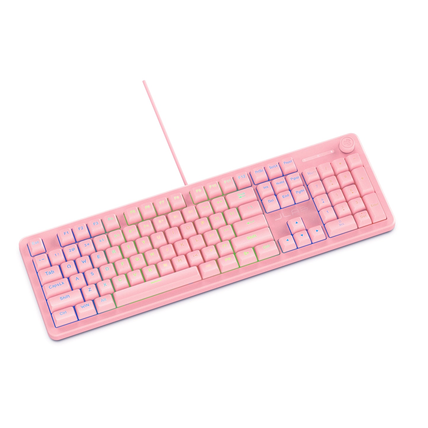 Nightfall Full-Size Wired Gaming Keyboard Pink