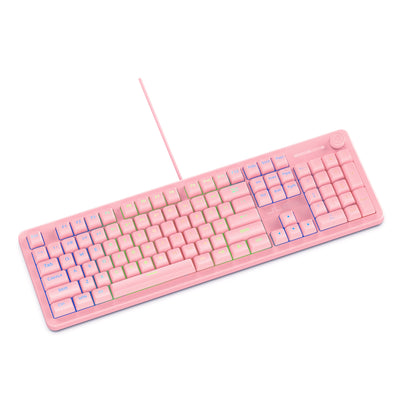 Nightfall Full-Size Wired Gaming Keyboard Pink