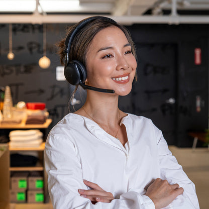 GO Work Wireless On-Ear Headset Gen 3 Black