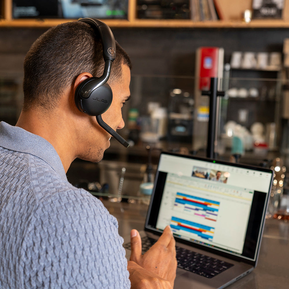 GO Work Wireless On-Ear Headset Gen 3 Black