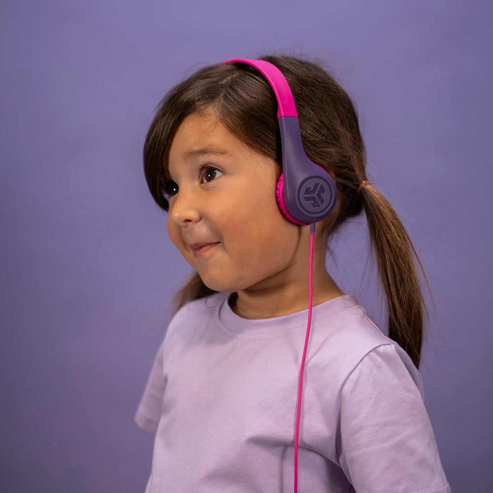 JBuddies Pop Wired Kids Headphones Pink