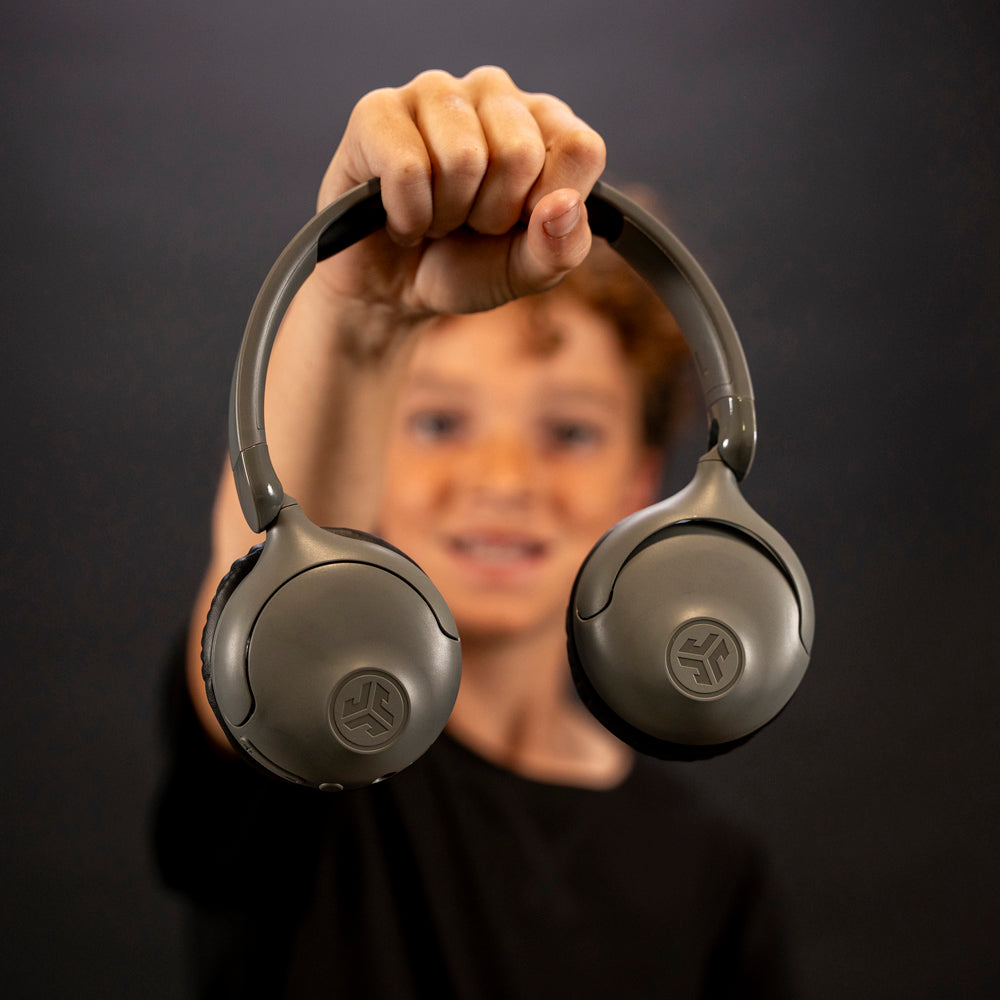 JBuddies Pop Wireless Kids Headphones Grey/Black