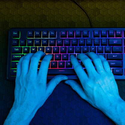 Nightfall Full-Size Wired Gaming Keyboard Black