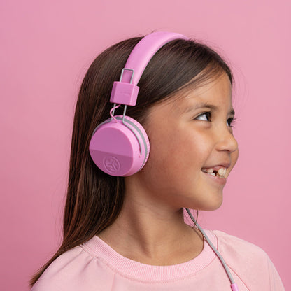 JBuddies Studio On-Ear Kids Wired Type-C Headphones Pink